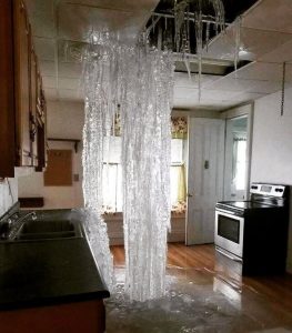 cold weather damages home